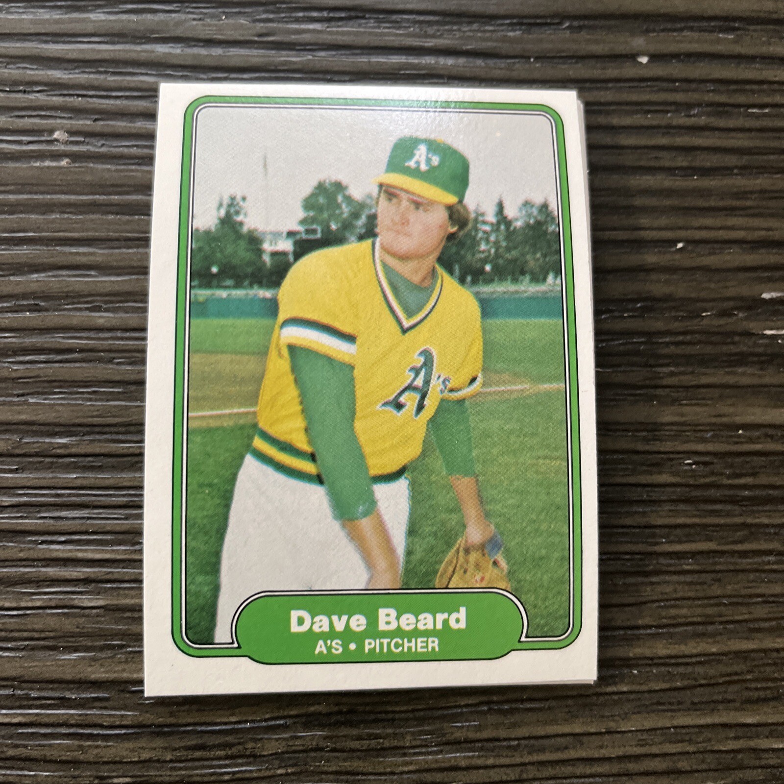 1982 Fleer #87 Dave Beard Oakland Athletics
