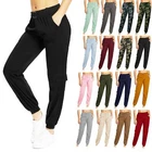Ladies Cargo Combat Trousers Stretch Womens Elasticated Cotton Joggers Pants