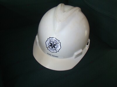 Vtg PECO ENERGY CPR Trained/Certified Utility Hard Helmet Sz Medium White