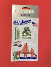 NEW~San Francisco STICKERS/ 2 SHEETS~Lombard St.,Golden Gate and more!