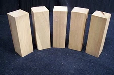 5 Piece Black Cherry Bottle Stopper 1 1/2 x 4 1/2  Lathe Turning Spindle Blanks