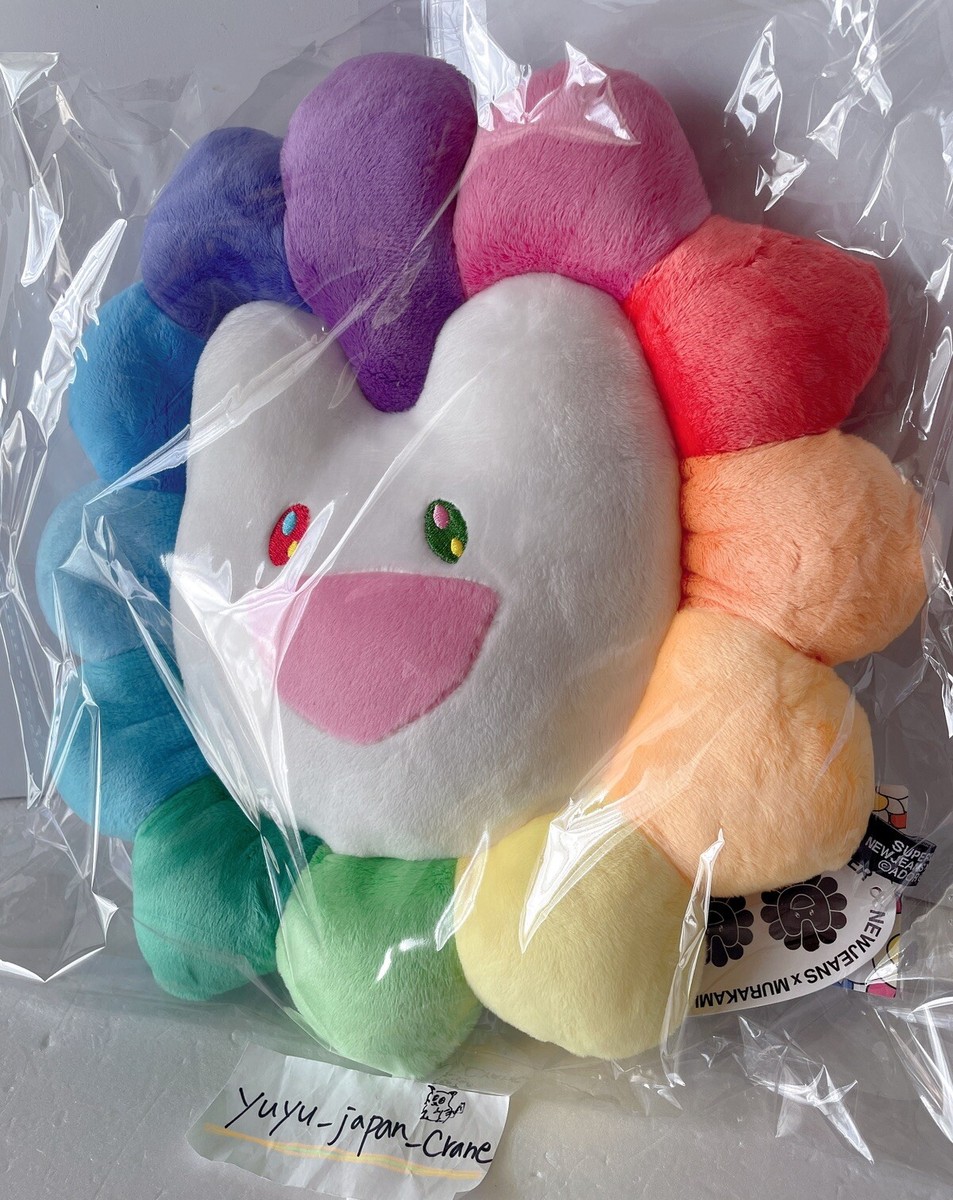 NewJeans x MURAKAMI クッション(FLOWER) 30cm NewJeans x MURAKAMI Plush Flower Cushion Takashi New Sealed