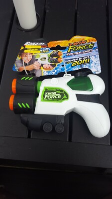 Banzai Twin Force Double Shot Water Squirt Gun NEW
