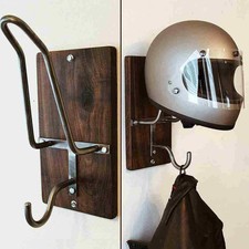 4 Motorcycle Helmet Hanger Wall Mount 