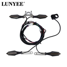 Motorcycle LED Turn Signal Light Set Flasher Indicator For Electric Bicycles
