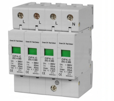 Surge Protector Protective Device Photovoltaic 4P 3-PHASE CLASS C