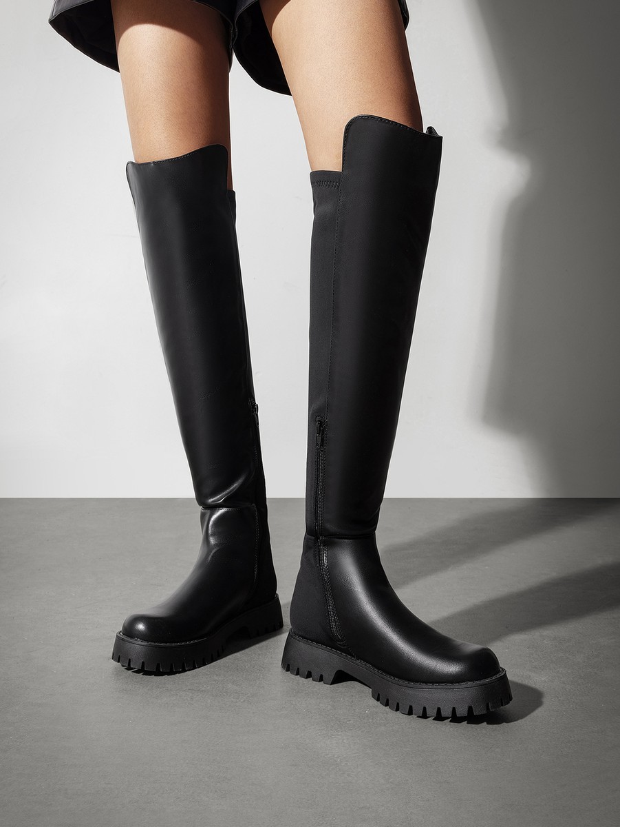 Ladies Boots Cheap Flat Thigh High Boots Women Thigh High Boots