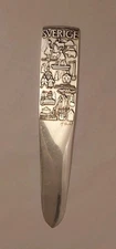 Vtg Sgnd Swedish MCM Heinz Deckle Letter Opener Sverige Sweden-GAB Extra Lma AIP