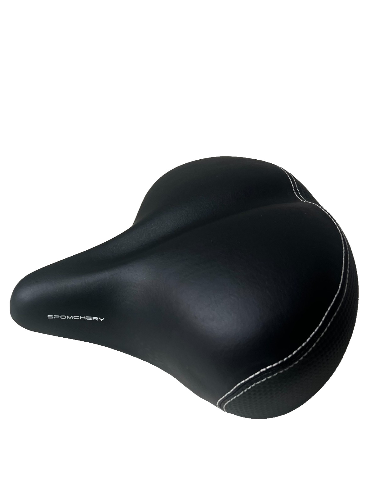SPOMCHERY Oversized Bike Seat Wide Comfort Exercise Bicycle Saddle for Spin Bike
