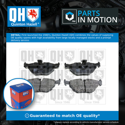 Brake Pads Set fits BMW 528 E39 2.8 Rear 95 to 00 QH 34211163395 34216761281 New