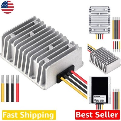 DC 8-40V to 12V 25A 300W Step Up/Down Regulator, Waterproof, High Efficiency