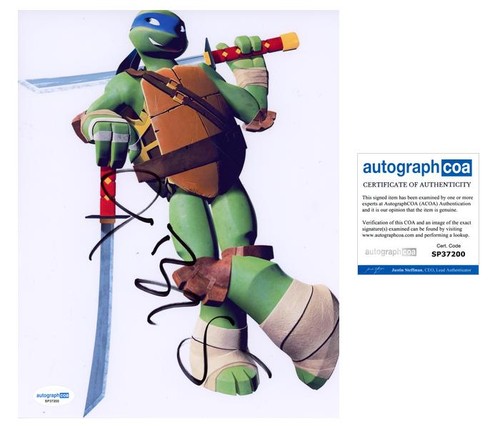 Jason Biggs "Teenage Mutant Ninja Turtles" SIGNED 'Leonardo' 8x10 Photo ACOA