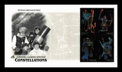 US COVER CONSTELLATIONS FIRST DAY ISSUE SETENANT ARTCRAFT CACHET