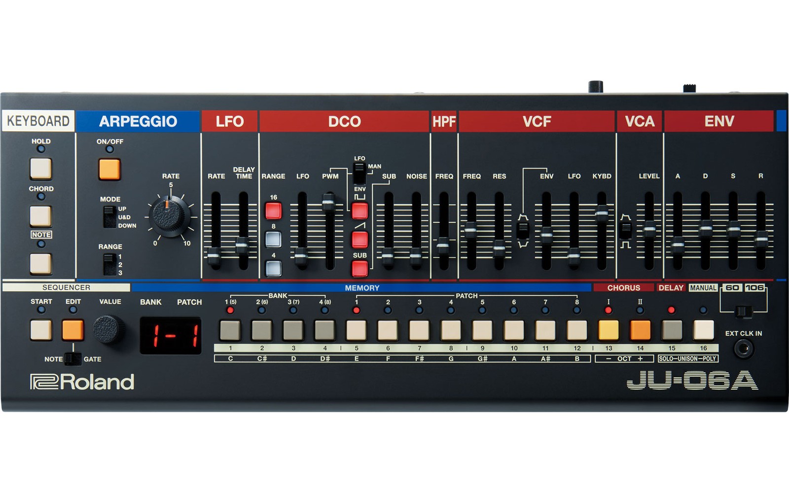 Roland JU-06A Synthesizer - NEU