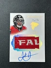 JULIO JONES 2016 PANINI FLAWLESS GAME-USED FALCONS LOGO PATCH AUTO PLATINUM 1/1