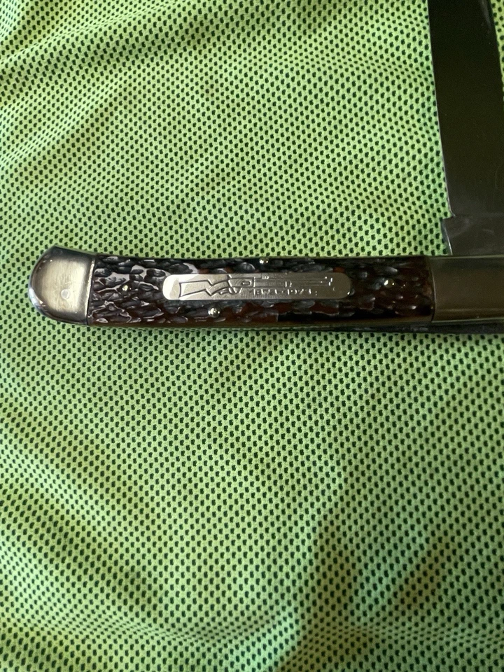 CUCHILLO TRAMPERO JUMBO HUESO JIGGED WINCHESTER SOLINGEN ALEMANIA 1873-1973 Foto 2 de 4