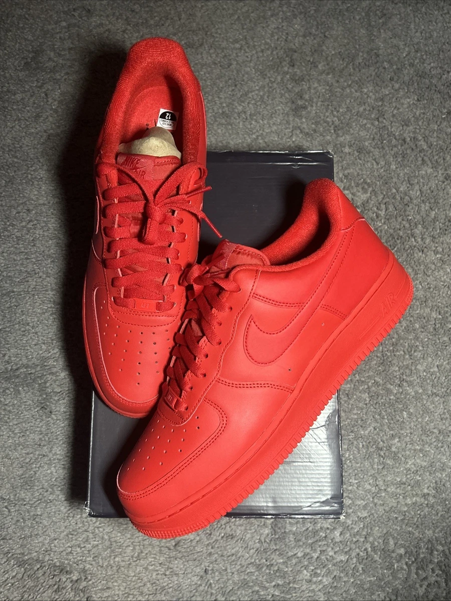Preços baixos em Nike Air Force 1 Low Triple Red | eBay