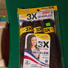 Amore 3X Senegalese Twist 12in Crochet Braid Synthetic Itch Free 72 OM1B/27/30