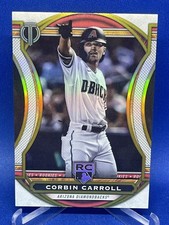 2023 Topps Tribute Gold Corbin Carroll 28/75 Arizona Diamondbacks #97