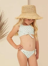 Rylee + Cru Collective Knotted Bikini NWT 6/7YOUTH GIRLS