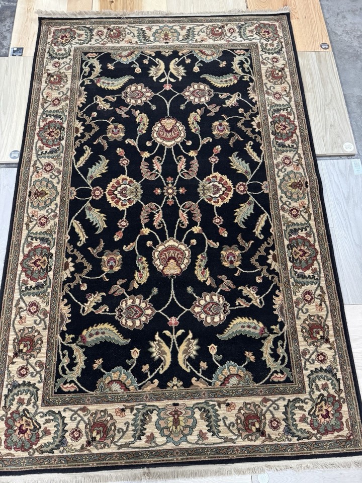 Karastan Ashara Collection Agra Black 549-15006 5'9x9' 100% Wool area ...