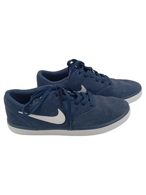 Nike SB Check Herren Sneaker Low Blau Wildleder Gr. 41 Skaterschuhe