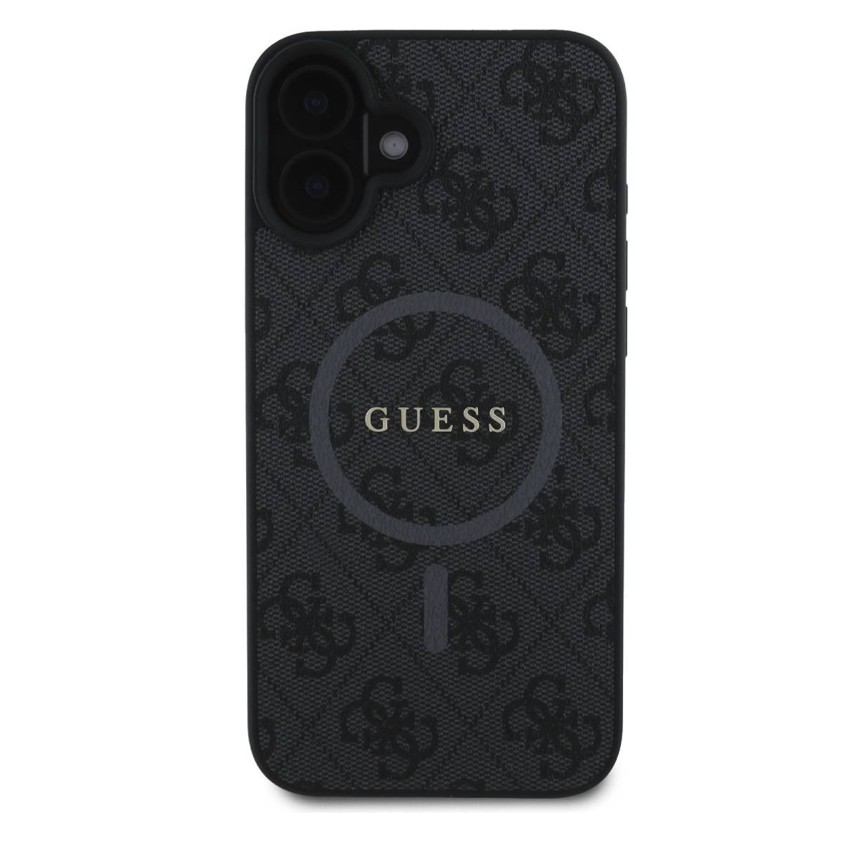 Coque de protection iPhone 16 Guess rigide motif impression 4G originale