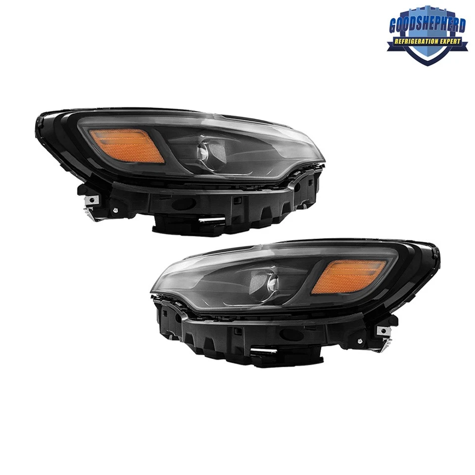Pair Headlight For Jeep Cherokee 2019-2021-23 Projector LED Headlamps W/Ballast Foto 2 de 4