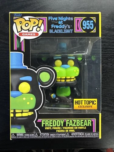 Funko Pop! Vinyl: FNAF - Freddy Fazbear #955 (Blacklight) HT Exclusive