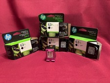 5 63XL EMPTY Genuine HP Ink Cartridges Black Color - Never Refilled