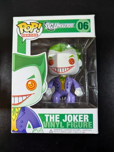 Funko Pop Heroes DC Universe 06 The Joker Vinyl Figure Vaulted