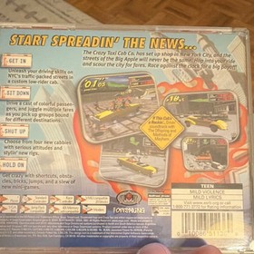 SEGA Crazy Taxi 2 Sega Dreamcast Racing Action VMU Manual T Rated 2001 NTSC