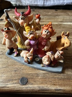 Piggin Collectors Limited Edition Figur What A Piggin Pantomime ohne OVP