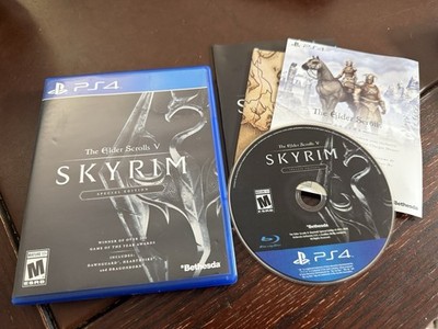Elder Scrolls V: Skyrim -- Special Edition (PlayStation 4, 2016) CIB W/Map