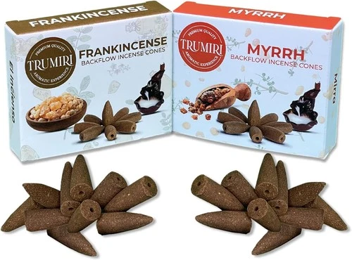 Huge Sale Frankincense and Myrrh backflow cones combo pack 20 backflow cones