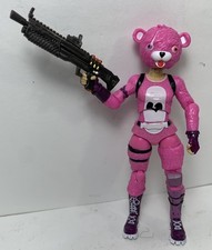 JAZWARES EPIC GAMES FORTNITE CUDDLE TEAM LEADER PINK BEAR 4" ACTION FIGURE