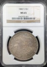 1880-S Morgan Silver Dollar $1 - NGC MS65 - 1c Auction!