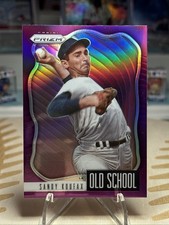 2021 Panini Prizm - Old School Sandy Koufax #OS-7 Purple Prizm