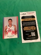 Angel McCoughtry signed 2009 WNBA Rittenhouse rc rookie card with JSA COA. rookie card picture