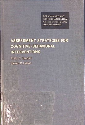 Assessment Strategies for Cognitive-Behavioral Interventions Personality and Psy