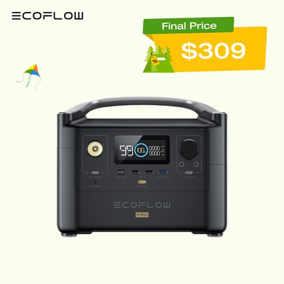 #ad EcoFlow RIVER Pro Power Station 720Wh Generator for Outdoor Camping RV $386.25