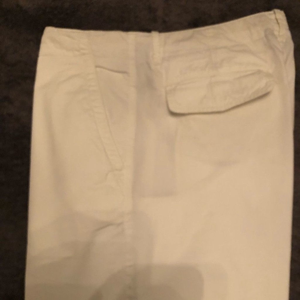 GAP Drawstring Button Fly Summer Pant - White Siz… - image 6