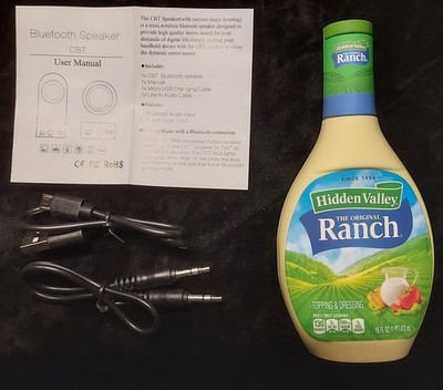 Hidden Valley Ranch Bluetooth Speaker--Brand New In Box--FREE SHIPPING