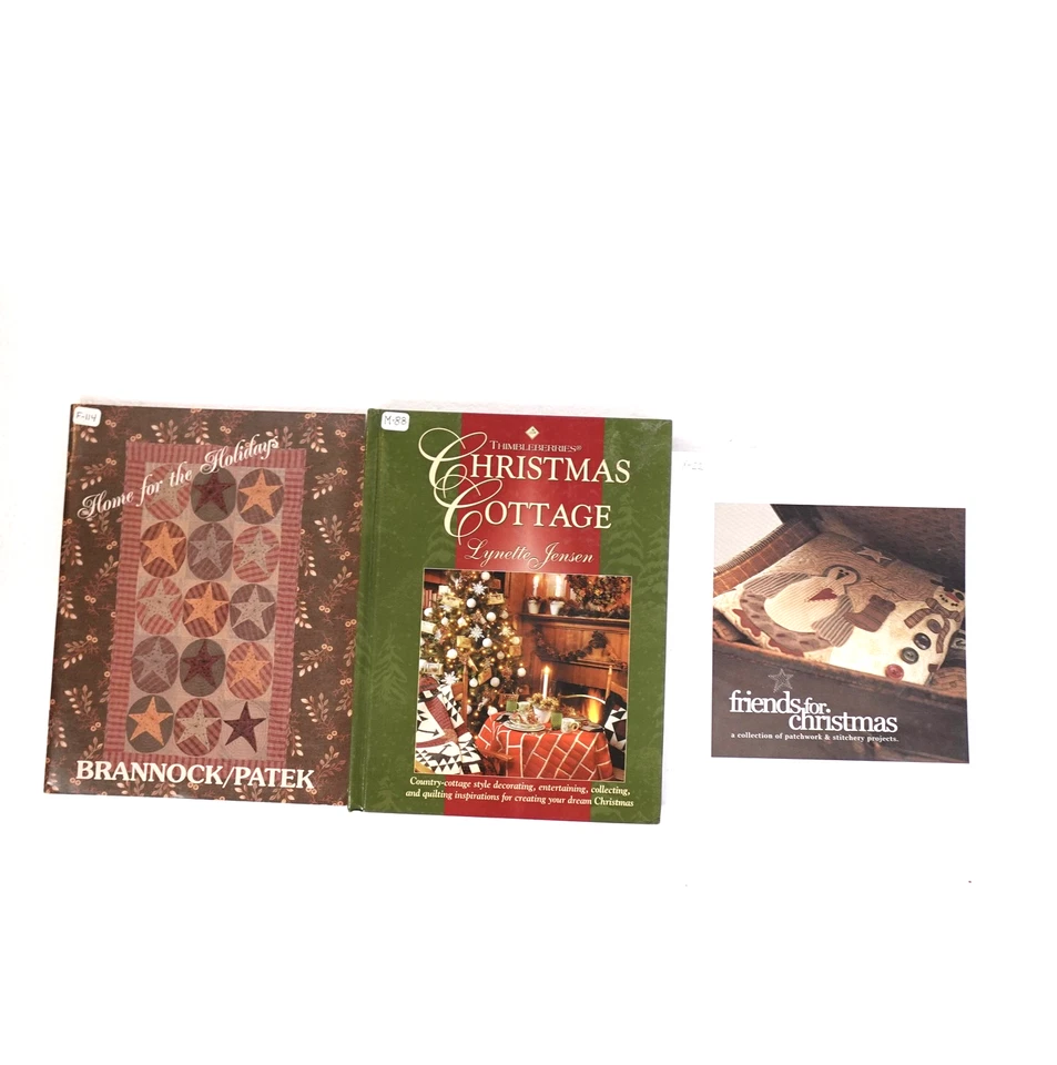 Christmas Quilting Pattern Book Lot 9 Thimbleberries Art to Heart Brannock Patek - Image 4 of 4