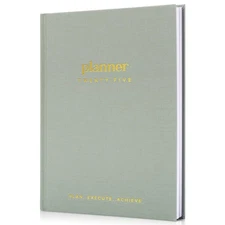 Beautiful 2025 Daily Planner - 7" x 10" Planner for Women or Men with Weekly ...