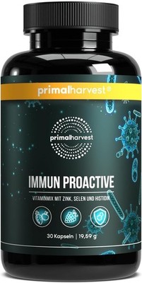 Primal Harvest Immun Proactive Vitamin C D Zink Selen Immunsystem 30 Kapseln