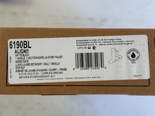 Moen 6190BL Matte Black One-Handle Bathroom Faucet - CONDITION: NEW