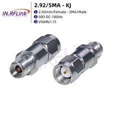 RF Test Adapter 2.92mm Female To SMA Male DC-18GHz MMWave Microwave Connector