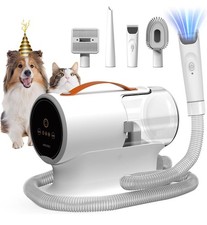 AIRROBO Dog Grooming Vacuum, Dog Grooming Kit,12000Pa Strong Pet Grooming Vacuum