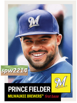Topps Living Set Prince Fielder #929 - Presale
